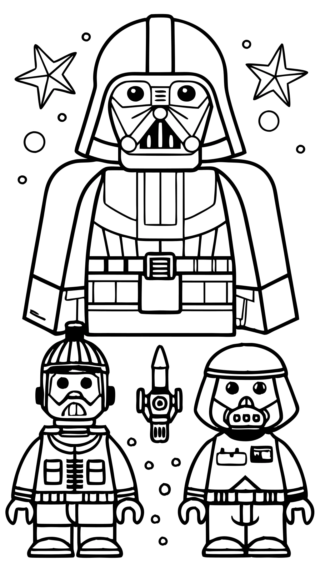 coloriages LEGO Starwars